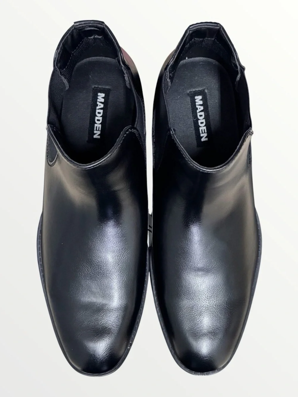 Madden Men Maxxin Mid Height Chelsea Boots Black Size 11 No Box